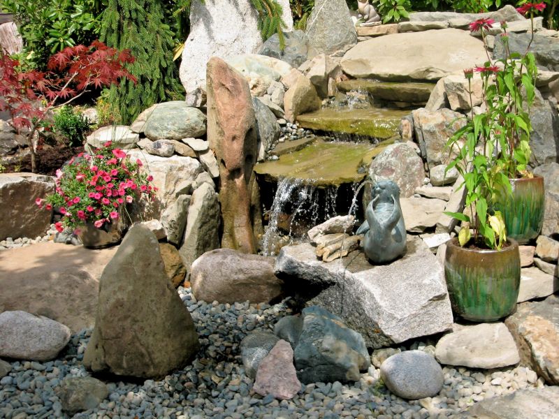 Rock Waterfall Installation