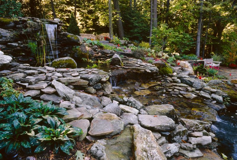 Rock Waterfall Installation