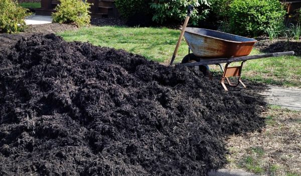Black Mulch Delivery in Brownsburg