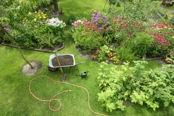 Flower Bed Construction in Brownsburg