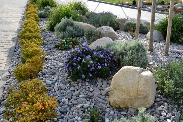 Decorative Rock Installation in Brownsburg