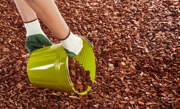 Wood Chip Landscaping in Brownsburg